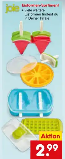 Netto Marken-Discount Joie eisformen-sortiment Angebot