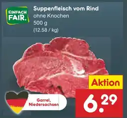Netto Marken-Discount Einfach fair suppenfleisch vom rind Angebot