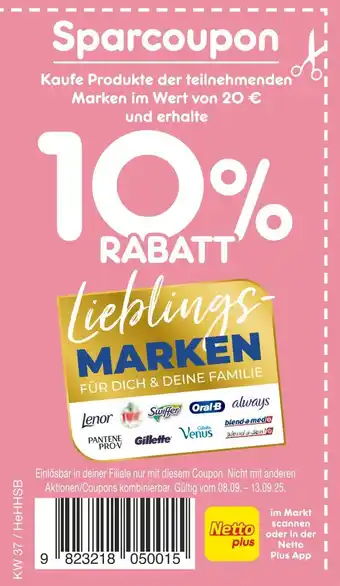 Netto Marken-Discount 10% rabatt Angebot