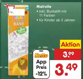 Netto Marken-Discount Malrolle Angebot