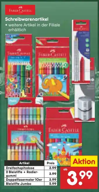 Netto Marken-Discount Faber-castell dreifachspitzdose Angebot