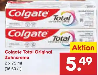 Netto Marken-Discount Colgate total original zahncreme Angebot