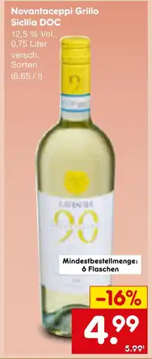 Netto Marken-Discount Novantaceppi grillo sicilia doc Angebot