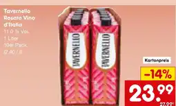 Netto Marken-Discount Tavernello rosato vino d'italia Angebot