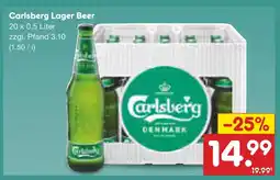 Netto Marken-Discount Carlsberg lager beer Angebot