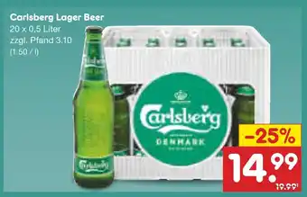 Netto Marken-Discount Carlsberg lager beer Angebot