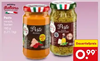 Netto Marken-Discount Mondo italiano pesto rosso Angebot