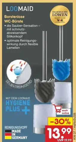 Netto Marken-Discount Loomaid borstenlose wc-bürste Angebot
