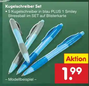 Netto Marken-Discount Kugelschreiber set Angebot