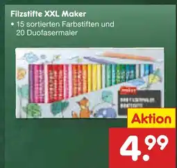 Netto Marken-Discount Filzstifte xxl maker Angebot