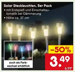 Netto Marken-Discount Solar steckleuchten, 5er pack Angebot