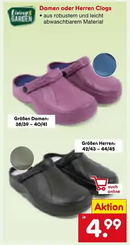 Netto Marken-Discount Garden damen clogs Angebot