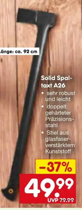 Netto Marken-Discount Solid spaltaxt a26 Angebot