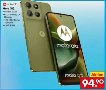 Netto Marken-Discount Motorola moto g15 Angebot