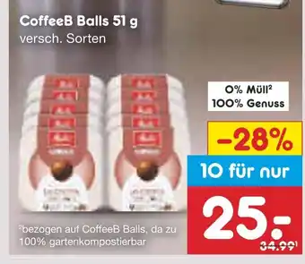 Netto Marken-Discount Coffeeb balls Angebot