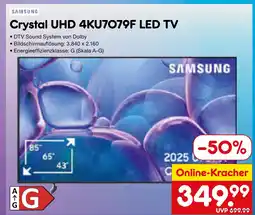 Netto Marken-Discount Samsung crystal uhd 4ku7079f led tv 43 Angebot