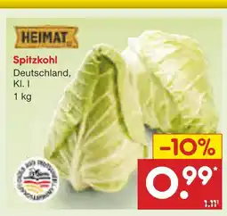 Netto Marken-Discount Spitzkohl Angebot