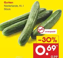 Netto Marken-Discount Gurken Angebot