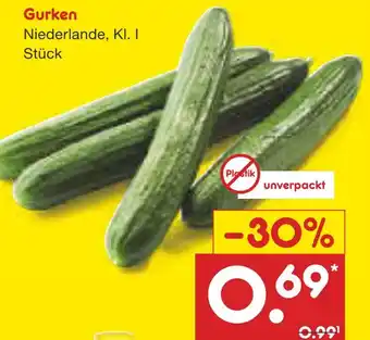 Netto Marken-Discount Gurken Angebot