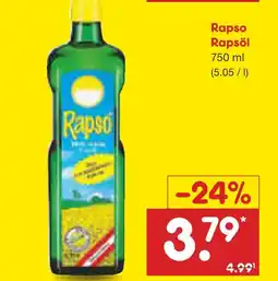 Netto Marken-Discount Rapso rapsöl Angebot