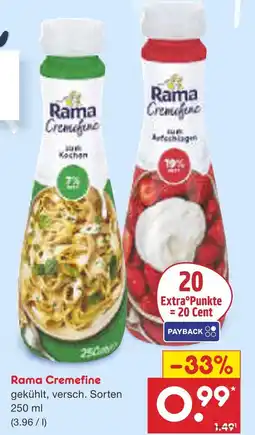 Netto Marken-Discount Rama cremfine Angebot