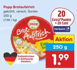 Netto Marken-Discount Popp brotaufstrich Angebot