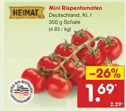 Netto Marken-Discount Heimat mini rispentomaten Angebot