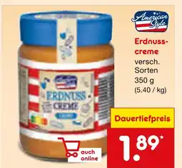 Netto Marken-Discount American style erdnusscreme Angebot