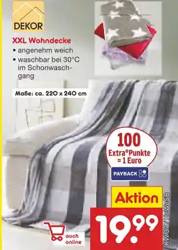 Netto Marken-Discount Dekor xxl wohndecke Angebot