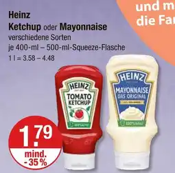 V Markt Heinz ketchup Angebot