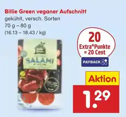 Netto Marken-Discount Billie green veganer aufschnitt Angebot