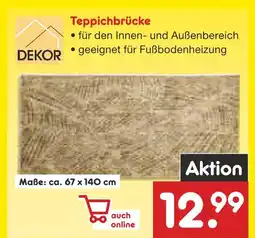 Netto Marken-Discount Dekor teppichbrücke Angebot