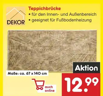 Netto Marken-Discount Dekor teppichbrücke Angebot