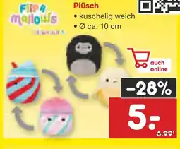 Netto Marken-Discount Flipamallows plüsch Angebot