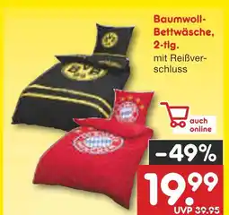 Netto Marken-Discount Borussia dortmund baumwoll-bettwäsche, 2-tlg Angebot