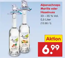 Netto Marken-Discount Alpenschnaps marille Angebot