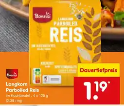 Netto Marken-Discount Bonrisi langkorn parboiled reis Angebot