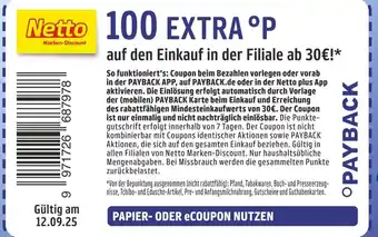 Netto Marken-Discount Netto marken-discount 100 extra °p Angebot