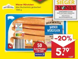 Netto Marken-Discount Hofmaier wiener würstchen Angebot