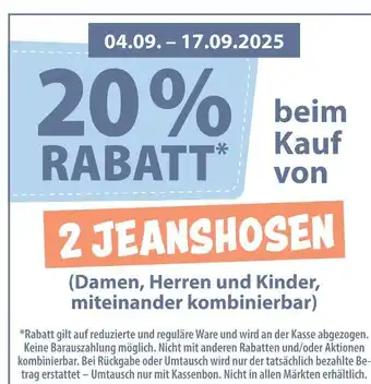 V Markt Jeanshosen Angebot
