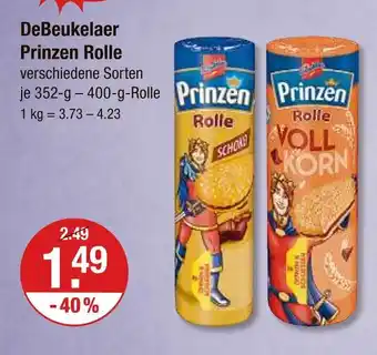 V Markt Debeukelaer prinzen rolle schoko Angebot