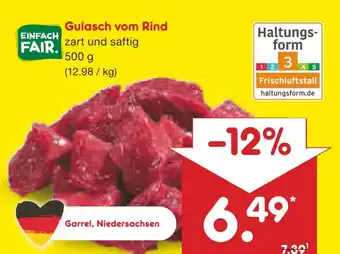 Netto Marken-Discount Einfach fair gulasch vom rind Angebot