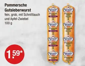 V Markt Rügenwalder spezialitäten pommersche gutsleberwurst fein Angebot