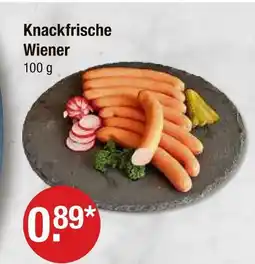 V Markt Knackfrische wiener Angebot