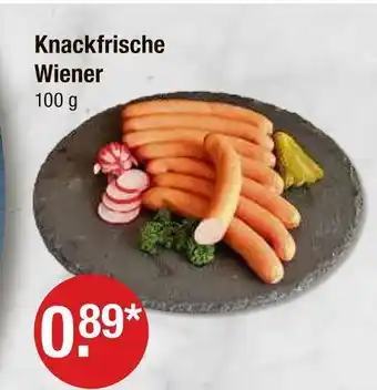 V Markt Knackfrische wiener Angebot