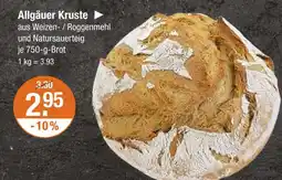 V Markt Allgäuer kruste Angebot
