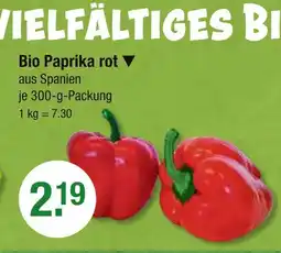 V Markt Bio paprika rot Angebot