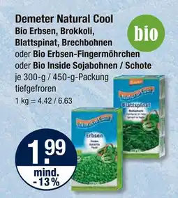 V Markt Demeter natural cool bio erbsen Angebot