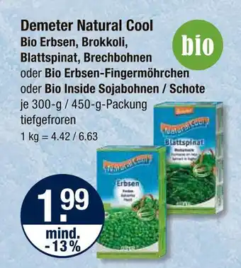 V Markt Demeter natural cool bio erbsen Angebot