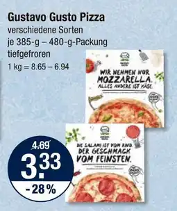V Markt Gustavo gusto pizza Angebot
